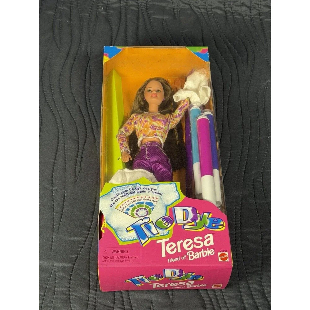 1995 Mattel Tie Dye Teresa Friend of Barbie Doll #20506 NRFB New Vintage Sealed